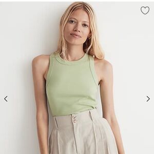 MADEWELL racerback tank 💚 size medium 💚 color: seedling